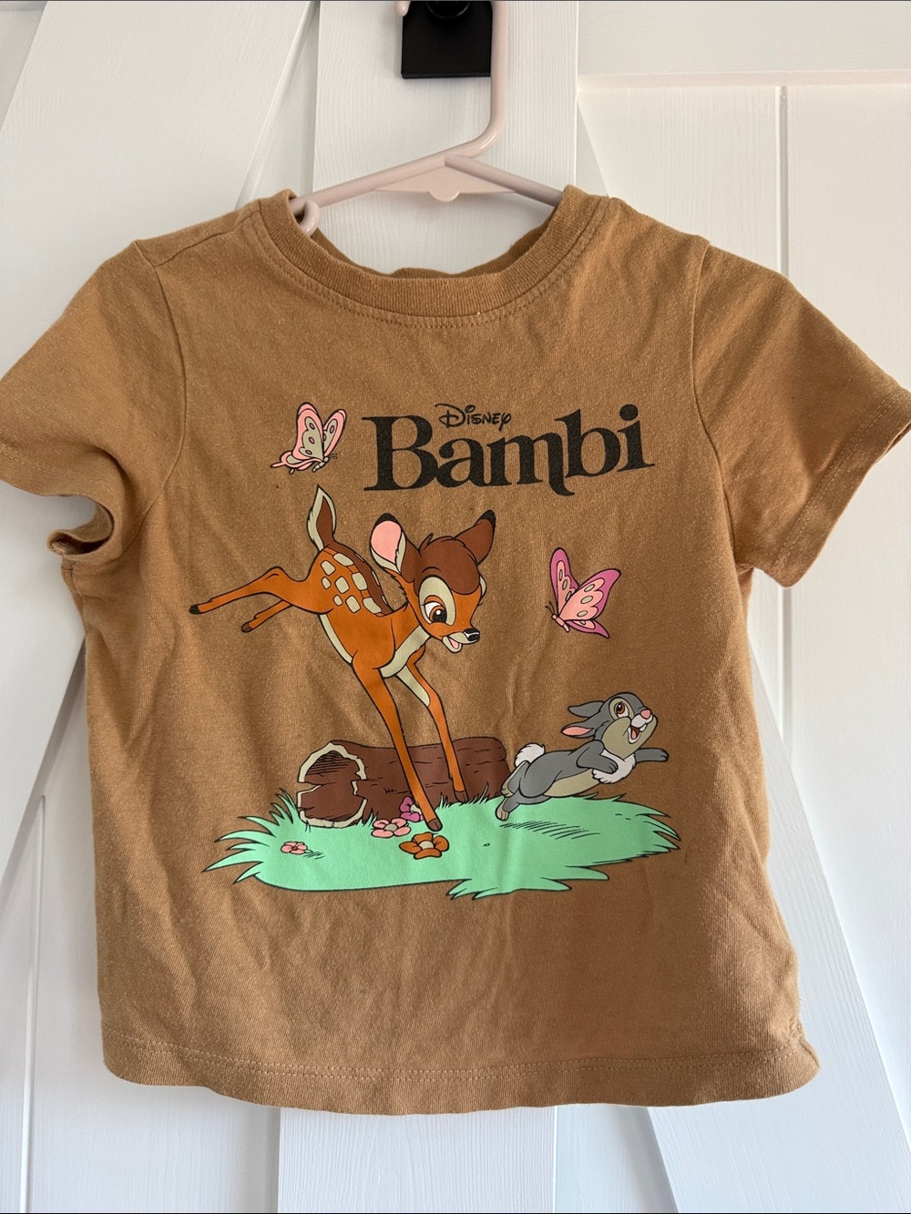 Old Navy Disney Bambi Brown Graphic Tee